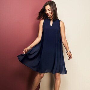 Signature Collection Zip-Back Double-Layer dress